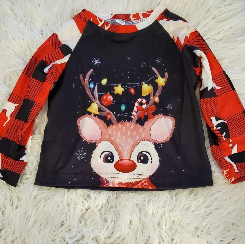 🇺🇸New Family Christmas Pajamas Size 2T